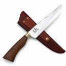Kit Presente Faca Churrasco 8'', Aço Inox Cirúrgico, Cabo Madeira Imbuia