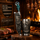 Kit Flamengo - Faca 10" + Copo Térmico