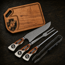 Kit Churrasco Vasco 5 Peças com Faca de 10 Polegadas